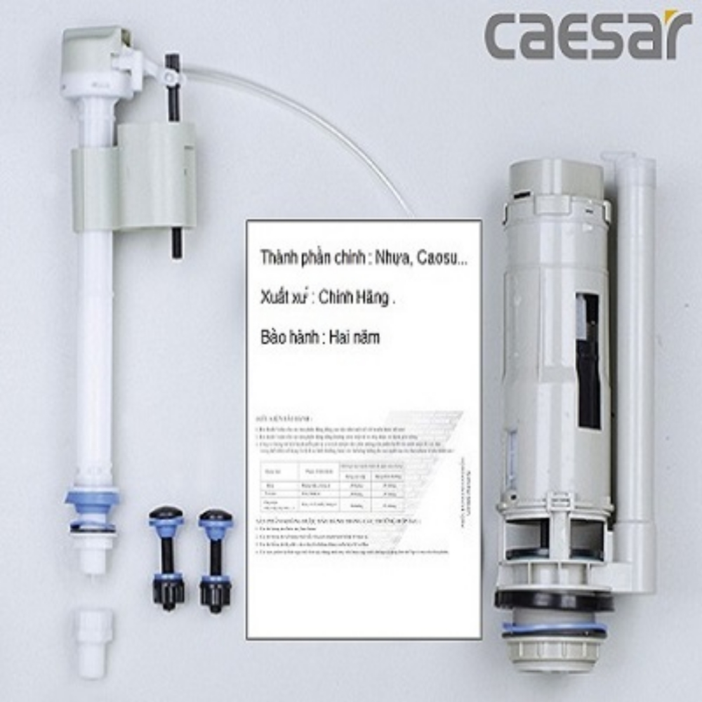 Bộ xả bồn cầu 2 nút nhấn tiết kiệm nước hiệu quả.