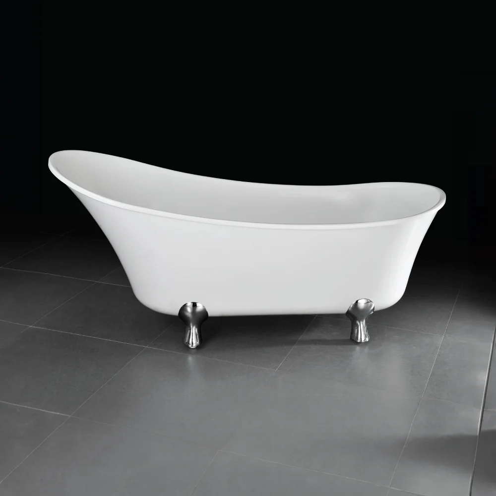 Bồn tắm đặt sàn thiết kế sang trọng, đẳng cấp