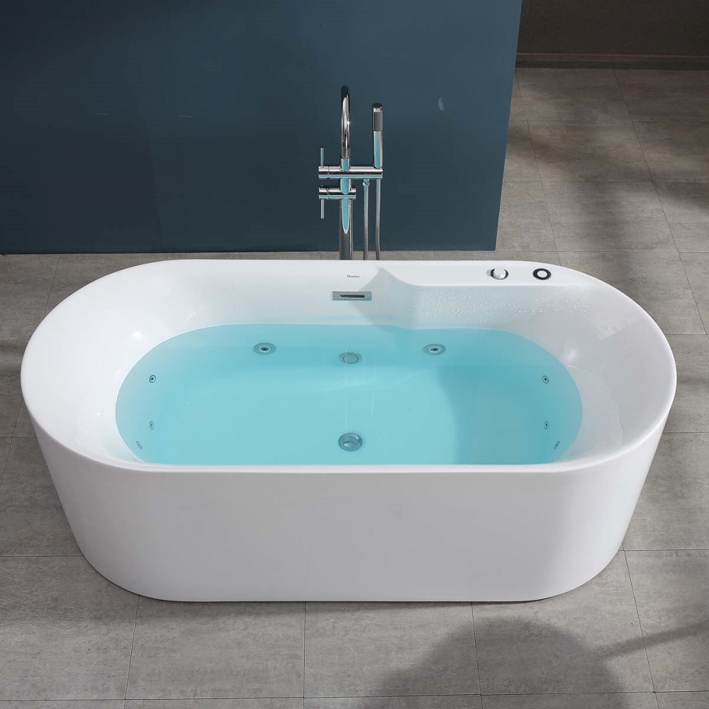 Bồn tắm đặt sàn Cotto làm từ chất liệu nhựa Acrylic cao cấp