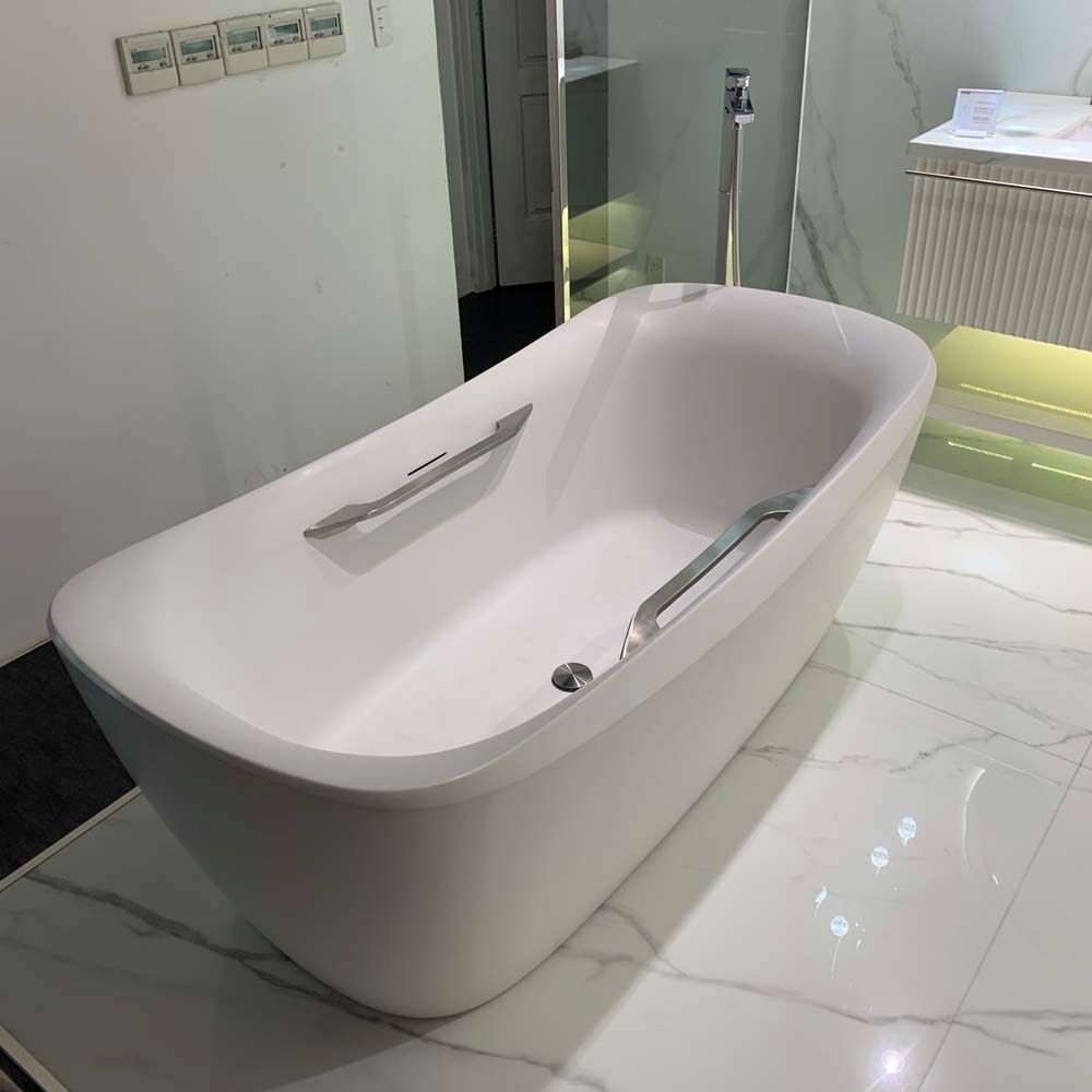 Bồn tắm GALALATO, vật liệu đá nhân tạo bền, chống trầy xước