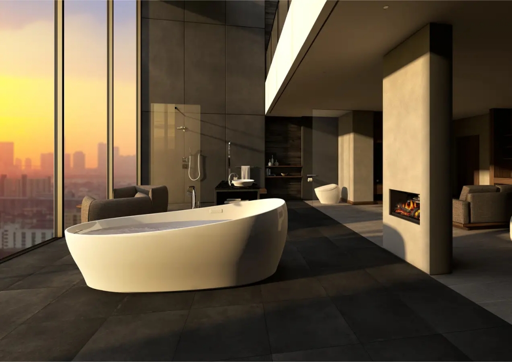 Bồn tắm massage TOTO, Acrylic cao cấp, an toàn và thư giãn