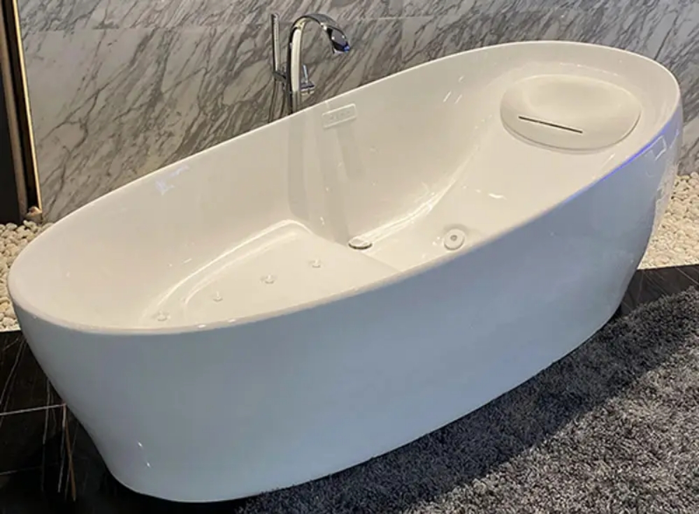 Bồn tắm không gian TOTO, thiết kế độc lập, tối ưu tư thế nằm