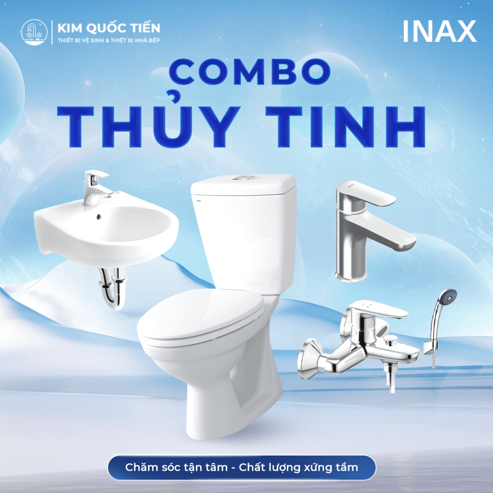Sản phẩm trong combo sở hữu bề mặt sáng bóng, chống bám bẩn