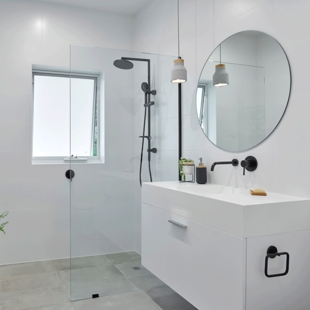 Gương sử dụng lớp keo bao quanh mép gương để giảm hình thành nấm mốc 