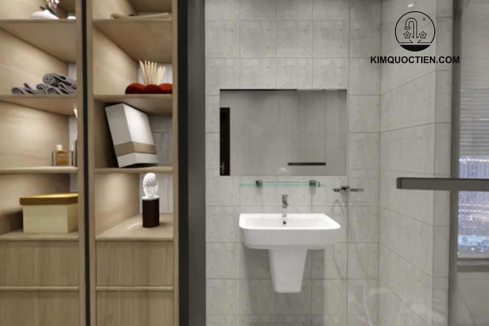 Lavabo American Standard treo tường với thiết kế hiện đại và bền bỉ