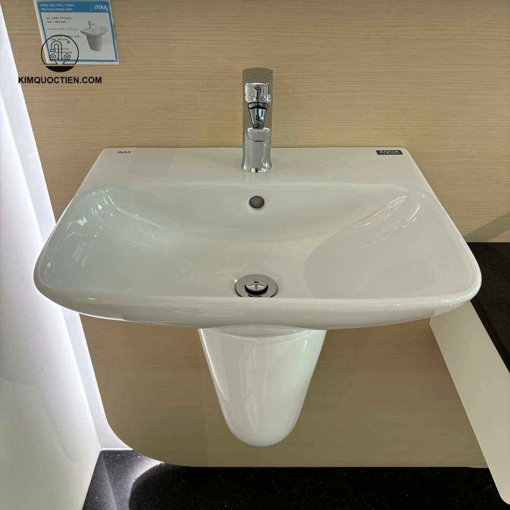 Lavabo treo tường sở hữu đa dạng kích thước, phù hợp với từng không gian
