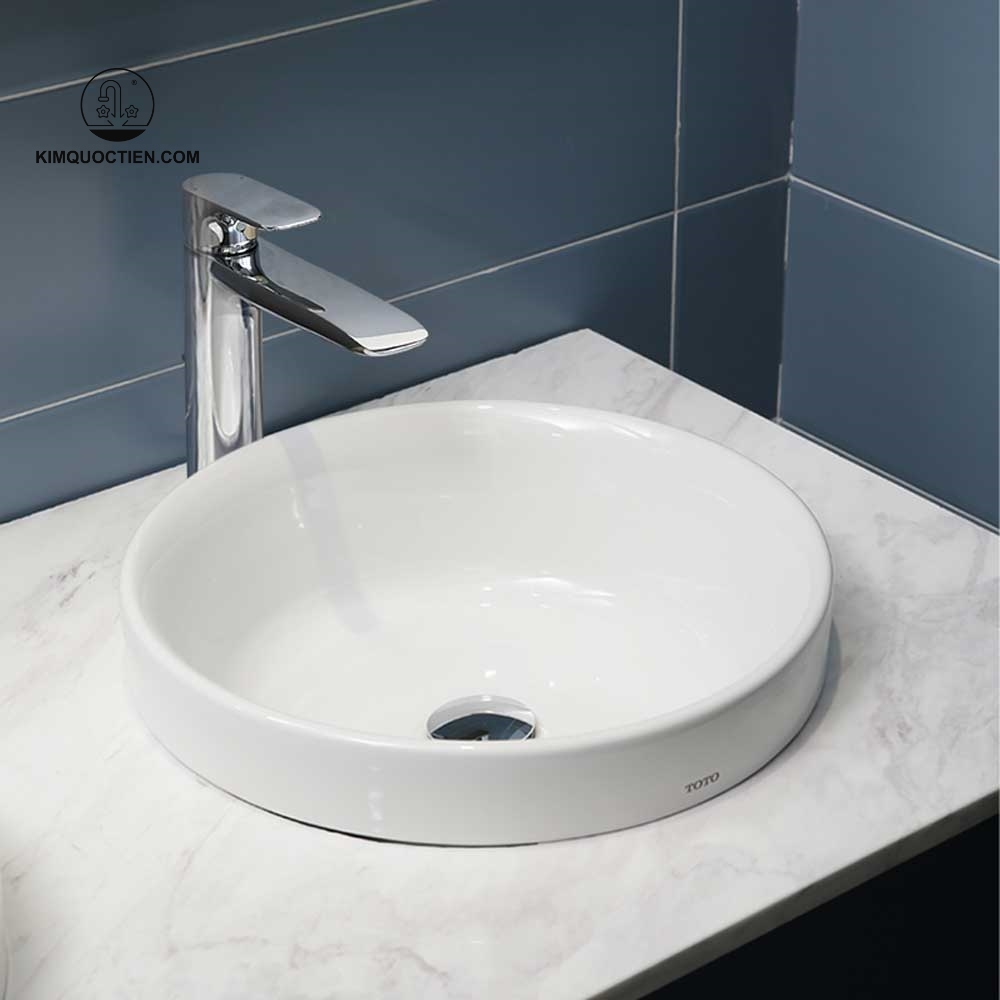 Lavabo TOTO đặt bàn kiểu dáng sang trọng
