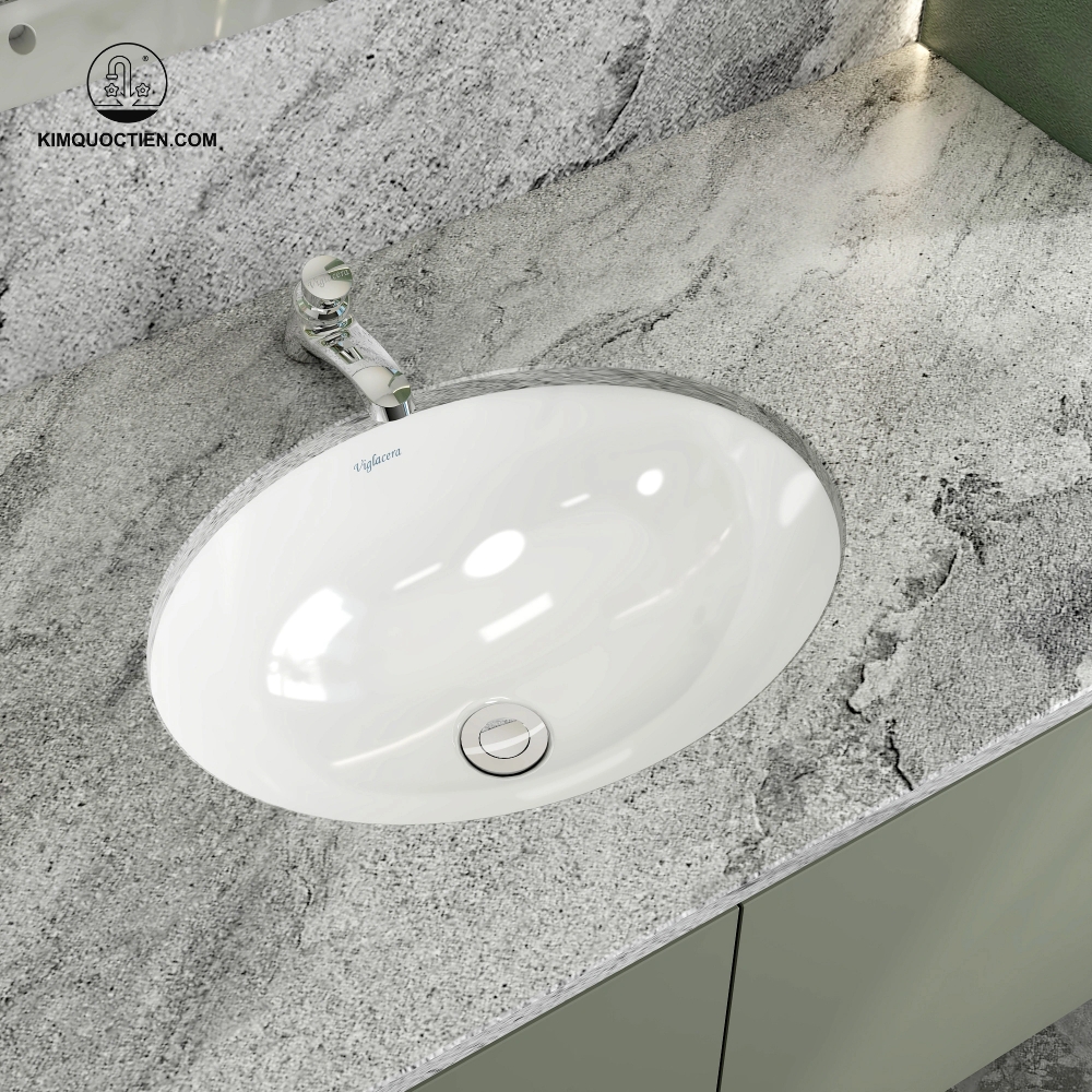 Lavabo Viglacera âm bàn ứng dụng công nghệ men nano hạn chế vi khuẩn