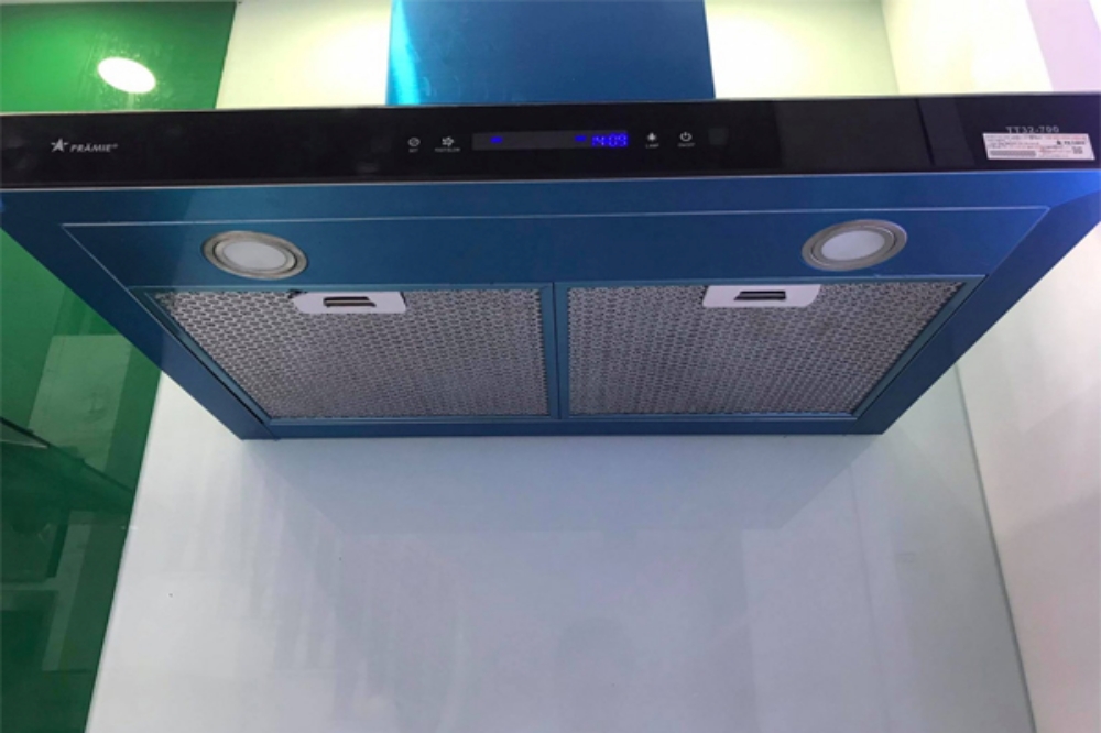 Lưới lọc nhôm 5 lớp và thân máy Inox bền bỉ