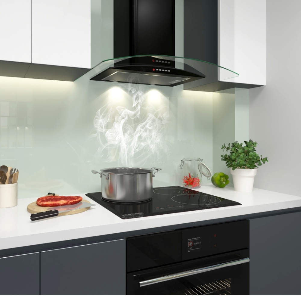 Máy hút mùi kính cong