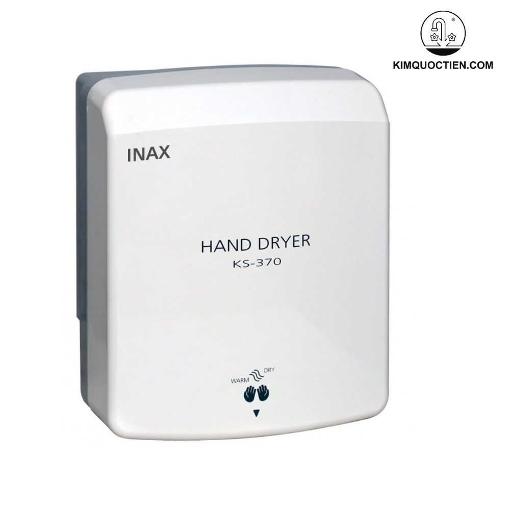 Máy sấy tay INAX giúp người dùng hạn chế tiếp xúc giữa tay với các bề mặt chứa vi khuẩn gây bệnh