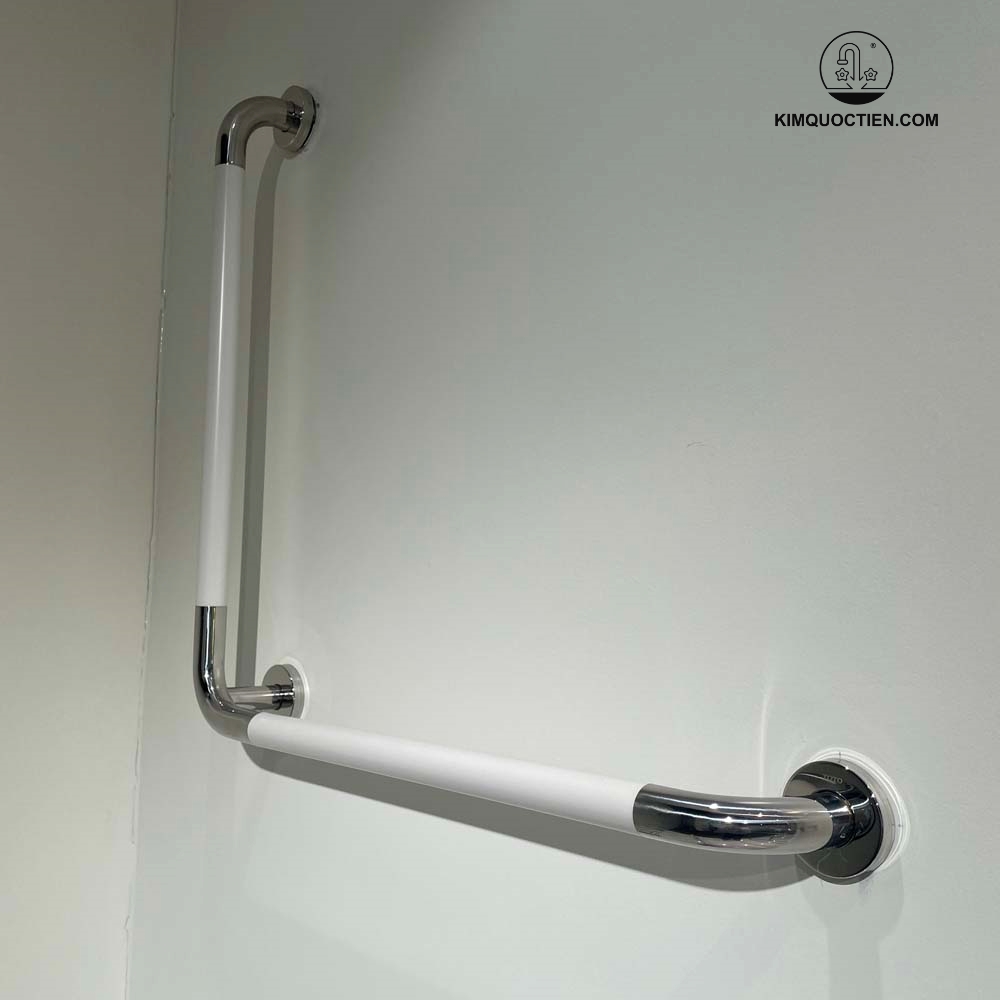 Thanh vịn TOTO sở hữu thiết kế tinh gọn, chắc chắn