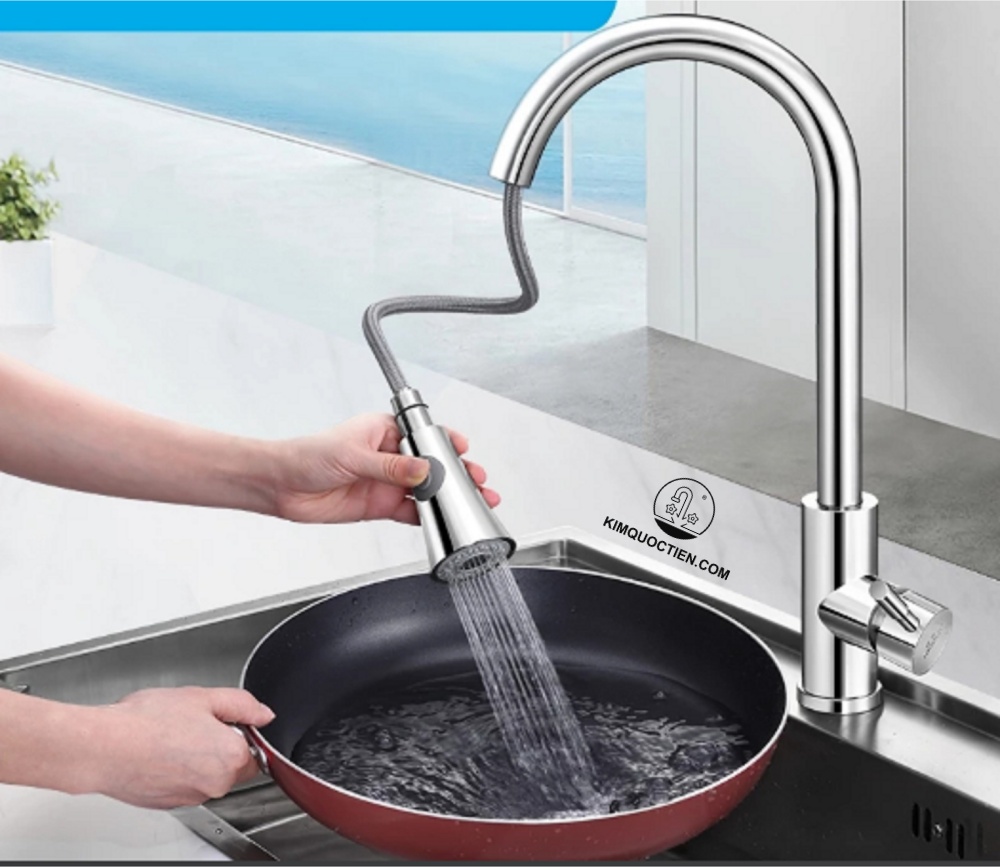 vòi rửa dây rút