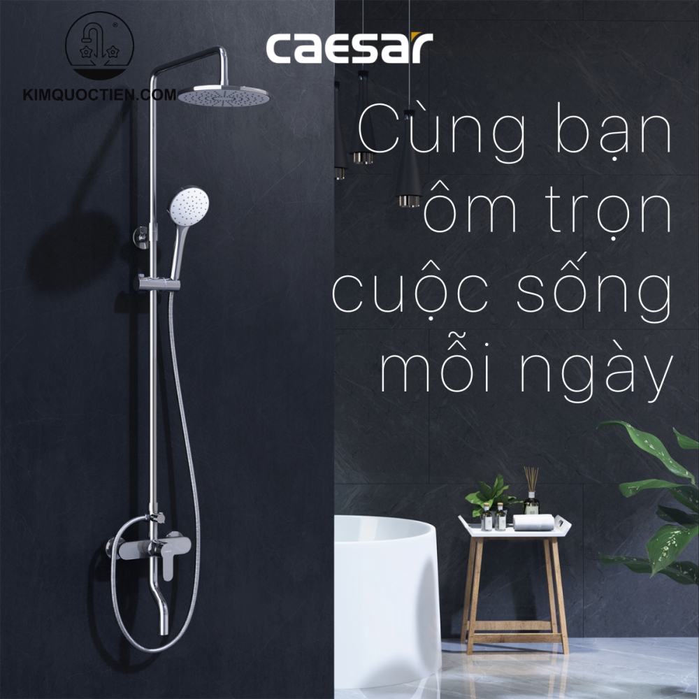 Vòi Sen Cây CAESAR sang trọng, thiết kế tinh tế, tiện nghi sử dụng