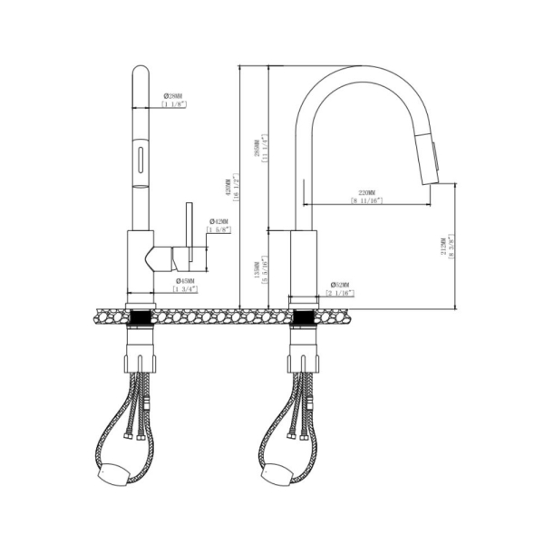 Vòi rửa bát Kluger KLF0030S