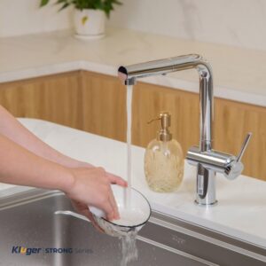 Vòi rửa bát Kluger KLF0034C làm sạch hiệu quả vết bẩn cứng đầu