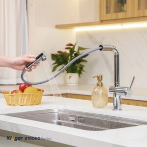 Vòi rửa bát Kluger KLF0034C có khả năng xoay 360 độ