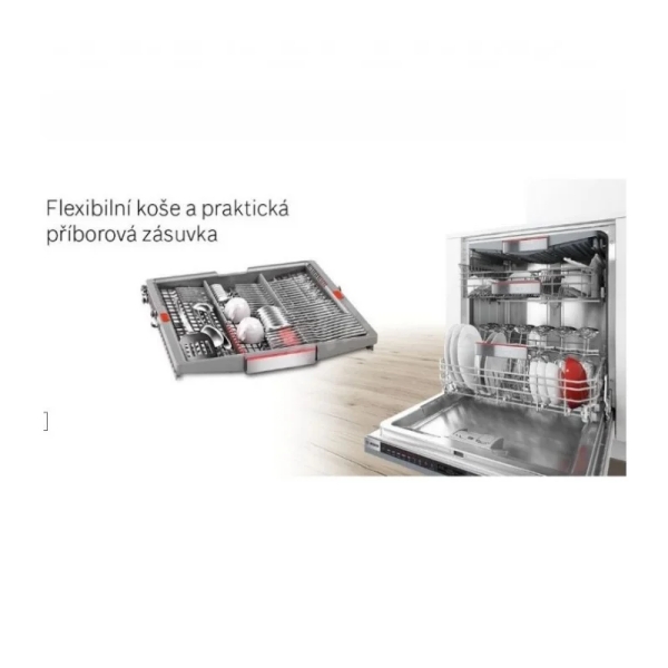 Máy rửa bát âm tủ SMH4ECX14E series 4 được tích hợp nhiều chương trình hiện đại