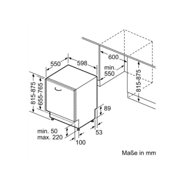 Máy rửa bát âm tủ SMH4HCX48E series 4