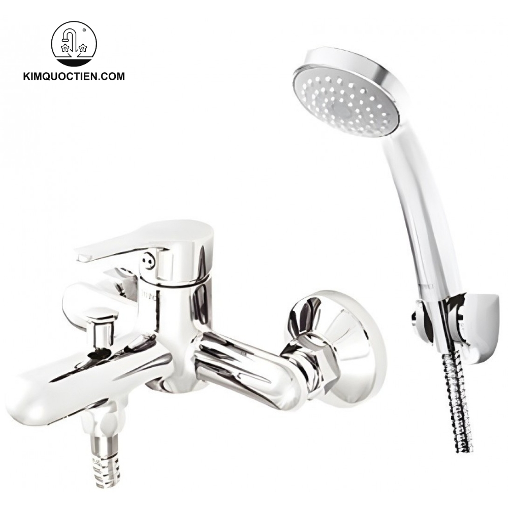 Vòi sen nóng lạnh TOTO sử dụng cơ chế trộn nước ngay trong thân sen để giữ nhiệt độ ổn định khi áp lực nước thay đổi