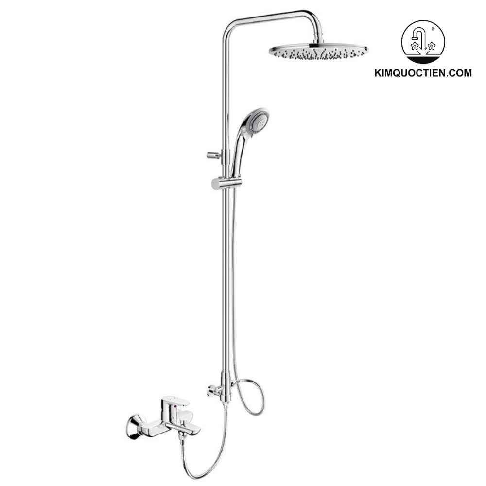 Đầu phun dạng tổ ong của vòi sen Viglacera giúp ổn định lưu lượng và phân bổ tia nước đồng đều khi sử dụng