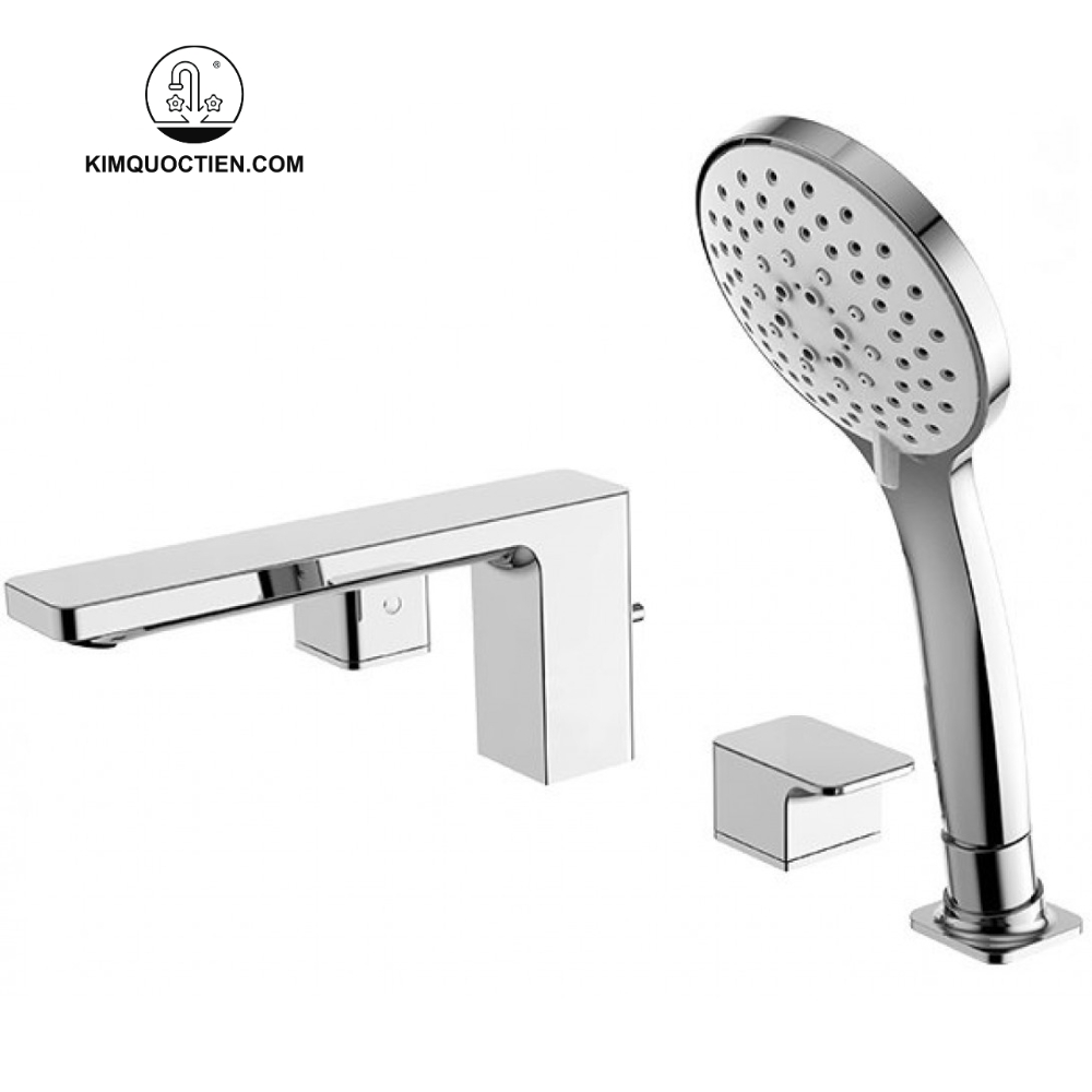 Vòi sen xả bồn American Standard sử dụng thân đồng nguyên chất kết hợp lớp mạ bảo vệ để hạn chế ăn mòn và trầy xước trong quá trình sử dụng