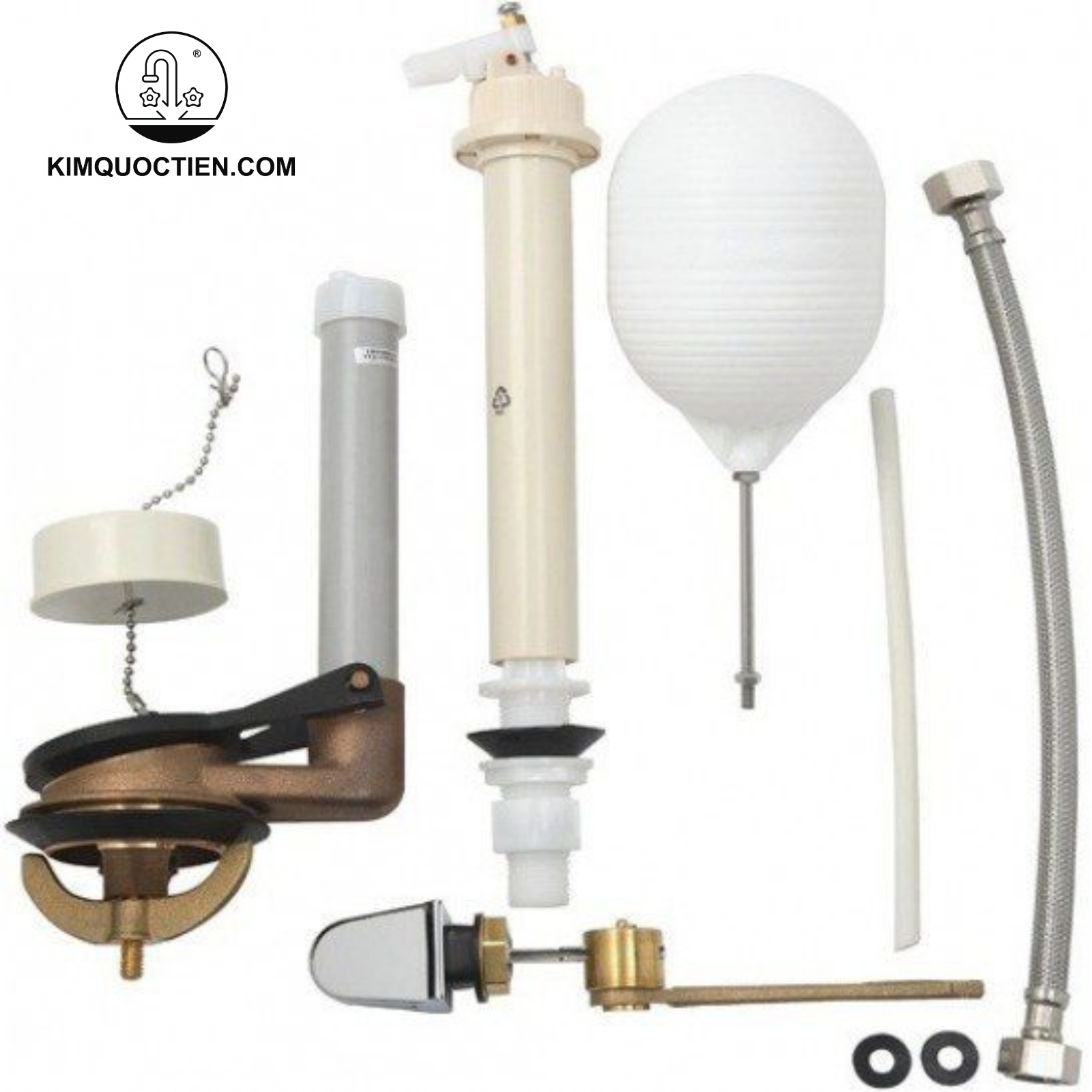 Bộ xả Cotto C9558 gạt nhẹ, xả nhanh ổn định