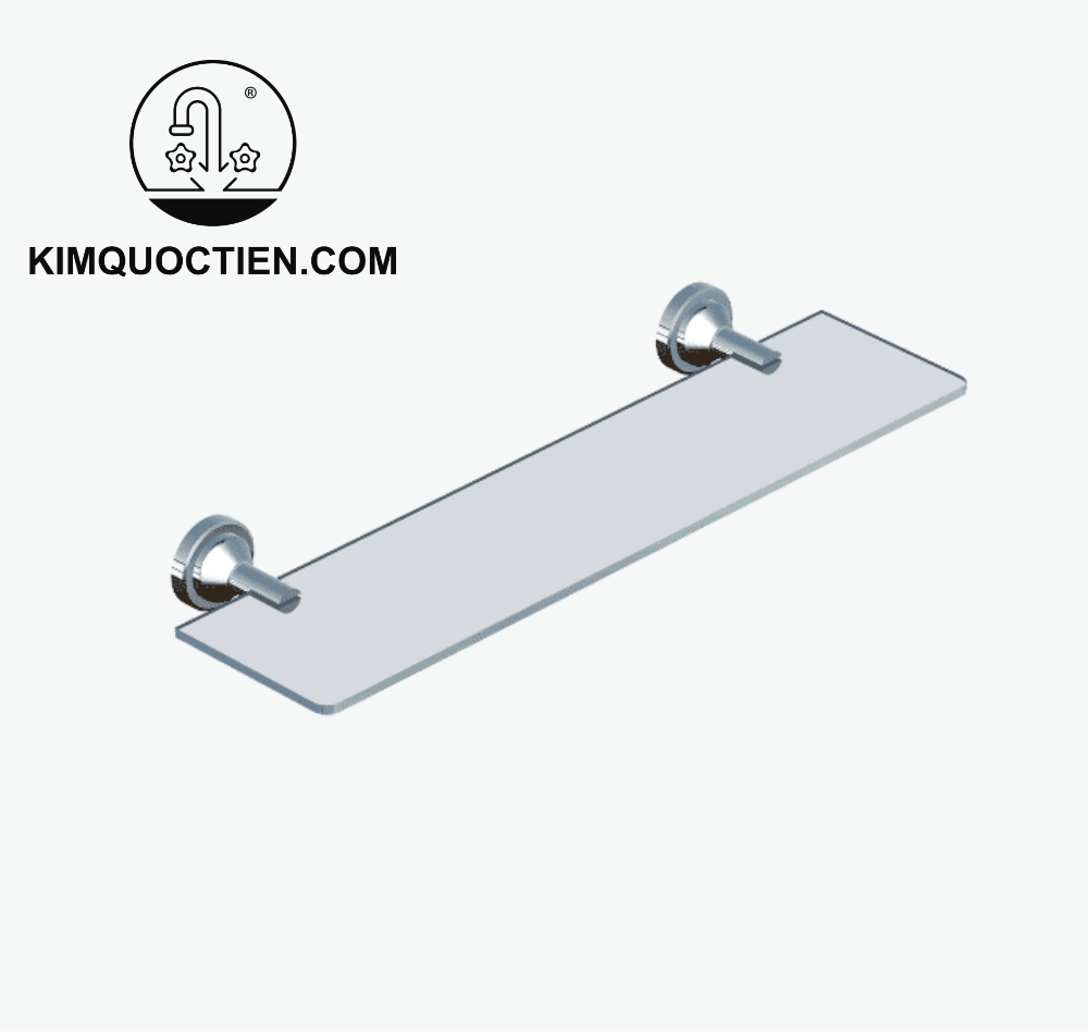 Kệ Gương INAX KF-412V Tích hợp 2 móc khăn, dễ lắp đặt tại nhà