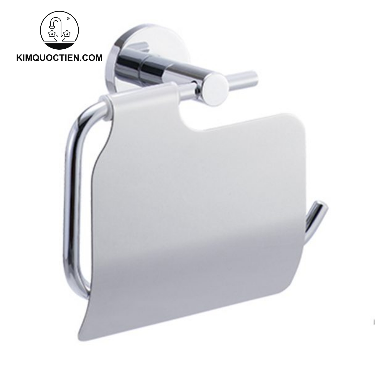 Móc giấy K-2801-43-N Concept, đồng thau mạ chrome, lắp dễ dàng