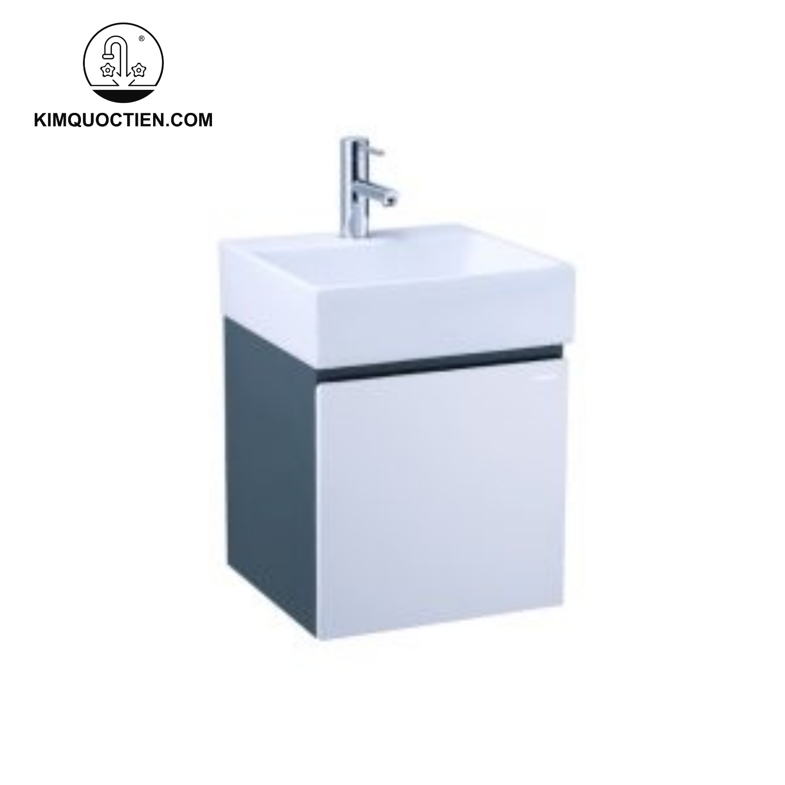 Tông trắng xám tinh tế, phù hợp nhiều phong cách phòng tắm