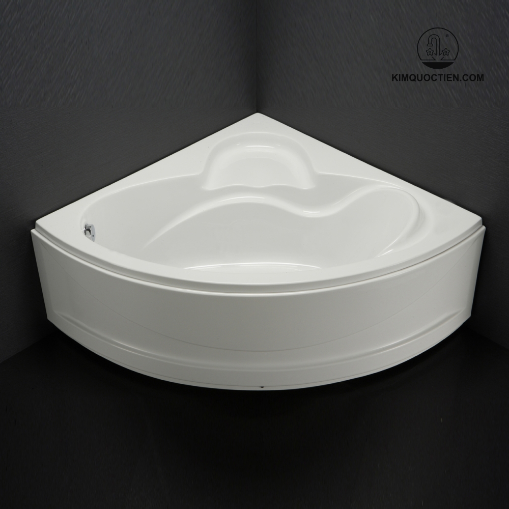 Bồn tắm Caesar AT5120 sử dụng chất liệu Acrylic sáng bóng, bền bỉ
