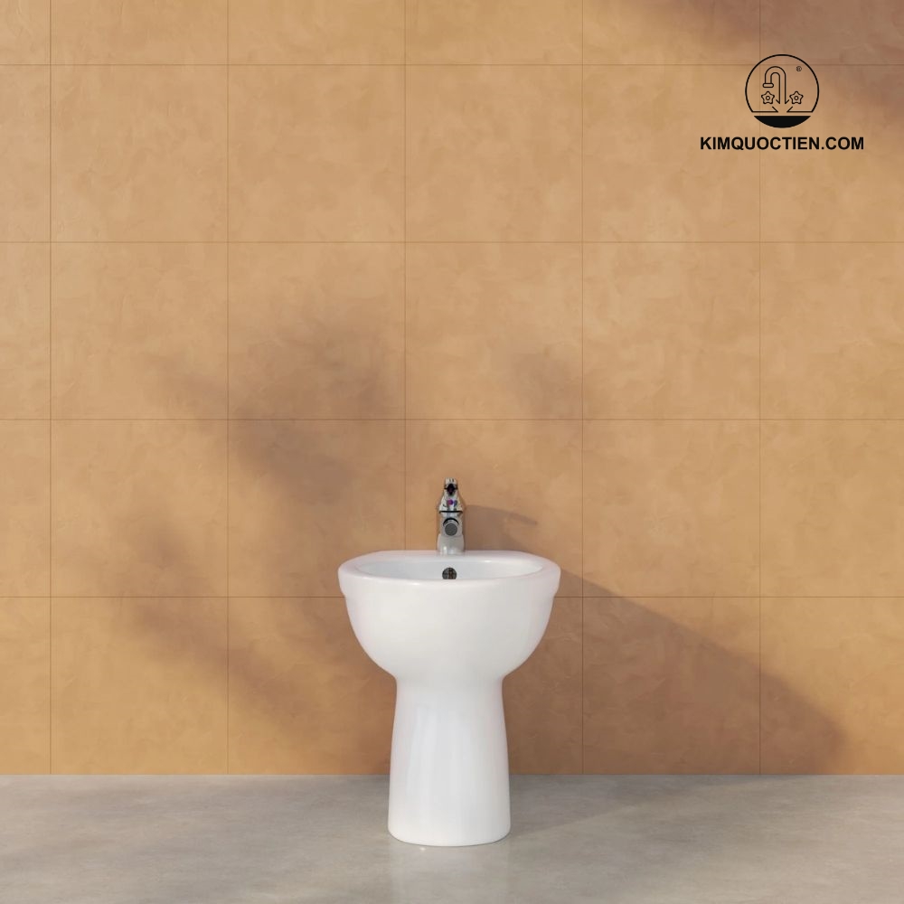 Bồn tiểu nữ Viglacera VB3 đặt sàn sở hữu thiết kế hiện đại, nhỏ gọn