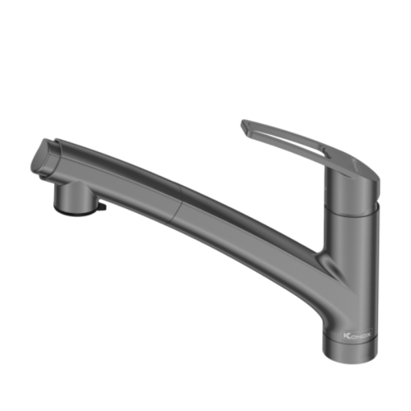Vòi rửa bát Konox phong cách nội địa Nhật Bản Kira Gun Metal