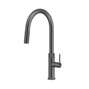 Vòi rửa bát dây rút Konox Lasi Gun Metal