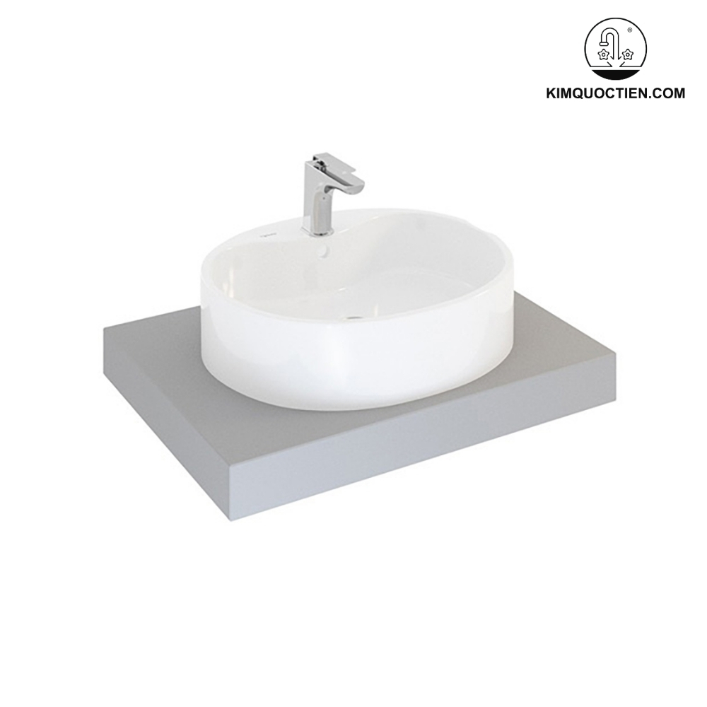 Lavabo Viglacera CD19 sở hữu kiểu dáng vuông vắn, phù hợp cho các phòng tắm nhỏ