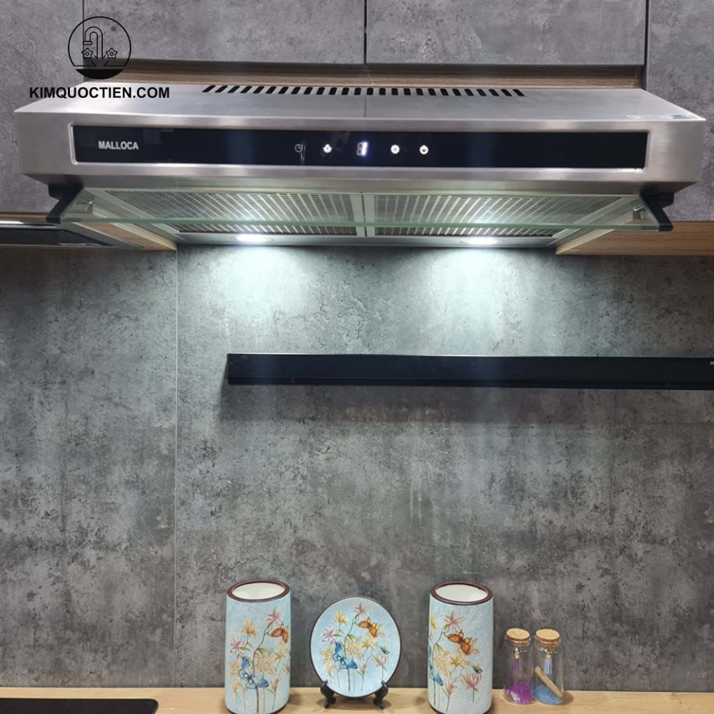Máy hút mùi Malloca H342.7 TC hỗ trợ 3 tốc độ hút cho phép lựa chọn theo từng món ăn