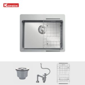 Chậu rửa bát Konox Turkey Sink Neron 600T chất liệu inox chống ăn mòn vượt trội