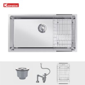 Chậu rửa bát Konox Turkey Sink STELO 780U chất liệu inox sang trọng, bền bỉ