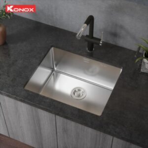 Chậu rửa bát Konox phong cách Nhật bề mặt mịn Tari 500SM thiết kế hiện đại