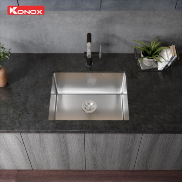 Chậu rửa bát Konox phong cách Nhật bề mặt mịn Tari 500SM bền bỉ