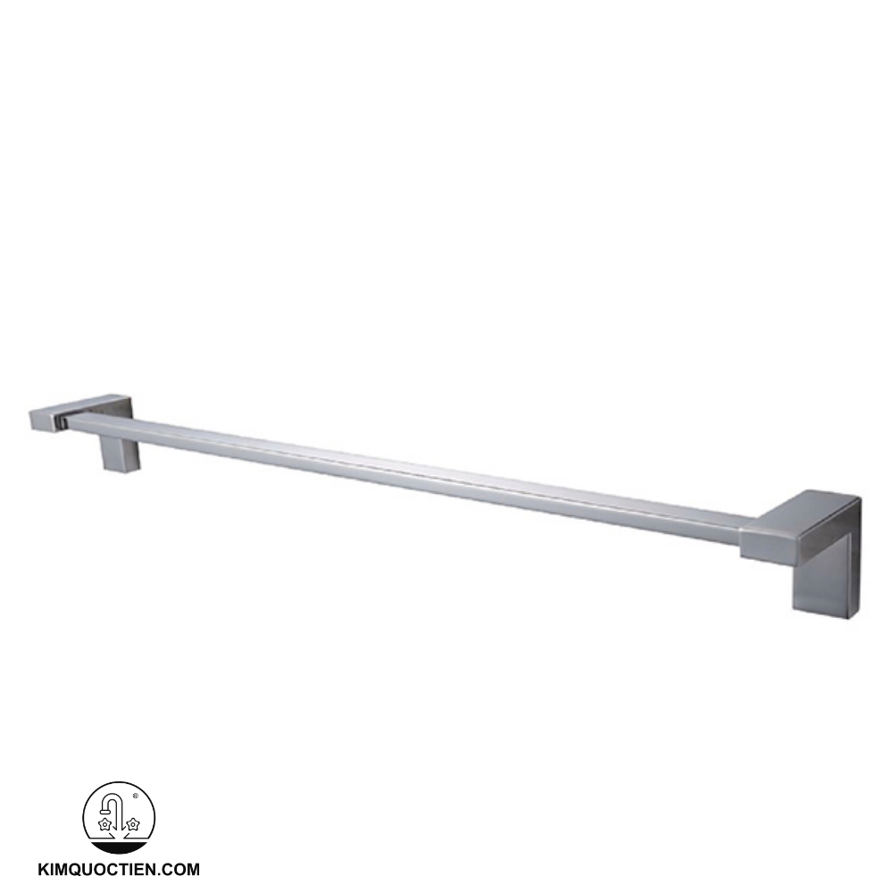 Thanh treo khăn COTTO CT0121(HM) sử dụng chất liệu đồng thau mạ Chrome sáng bóng