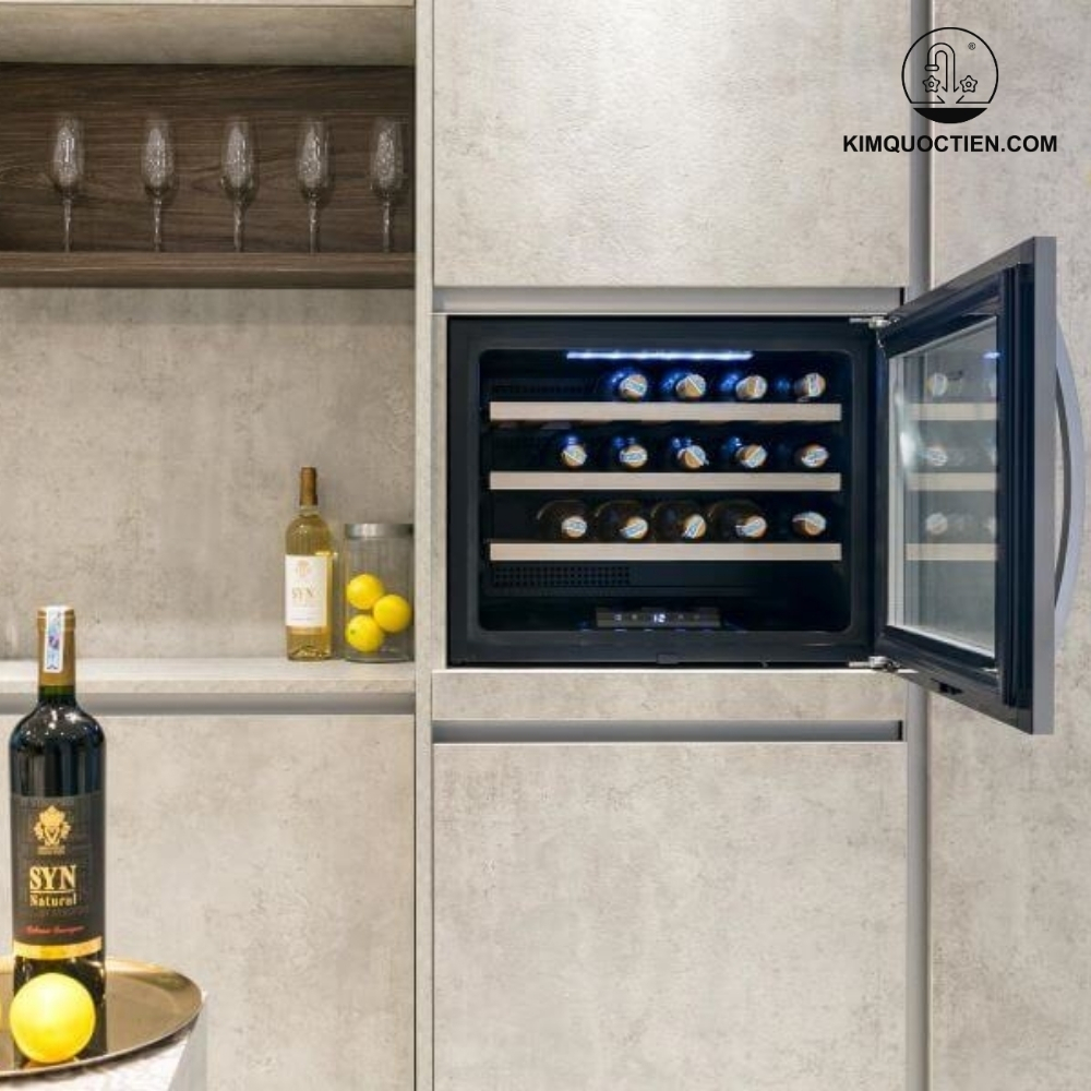 Tủ rượu Malloca MWC-24CP được tích hợp chức năng khóa trẻ em an toàn