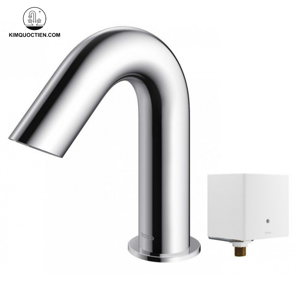Vòi cảm ứng Toto sở hữu thiết kế sang trọng, phù hợp nhiều phong cách thiết kế