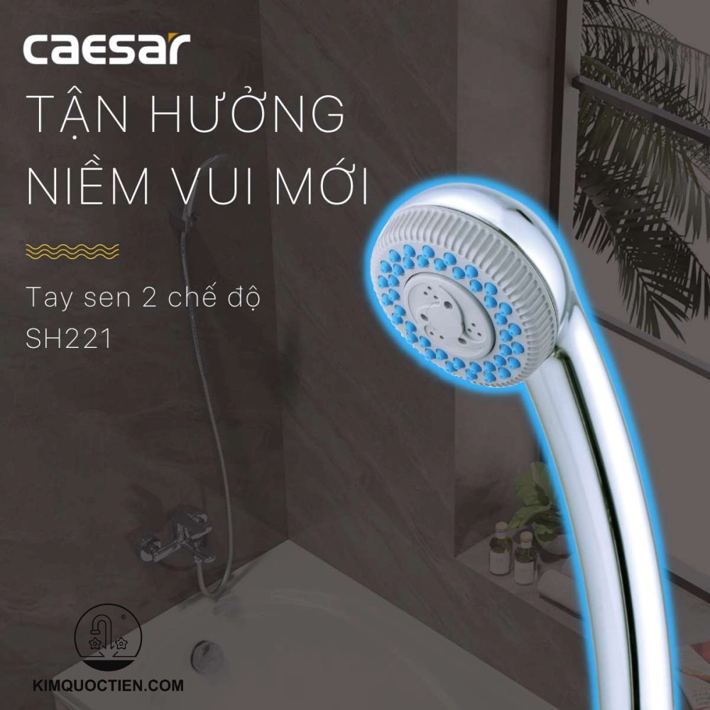 Tay sen CAESAR SH221 hai chế độ phun, thiết kế hiện đại