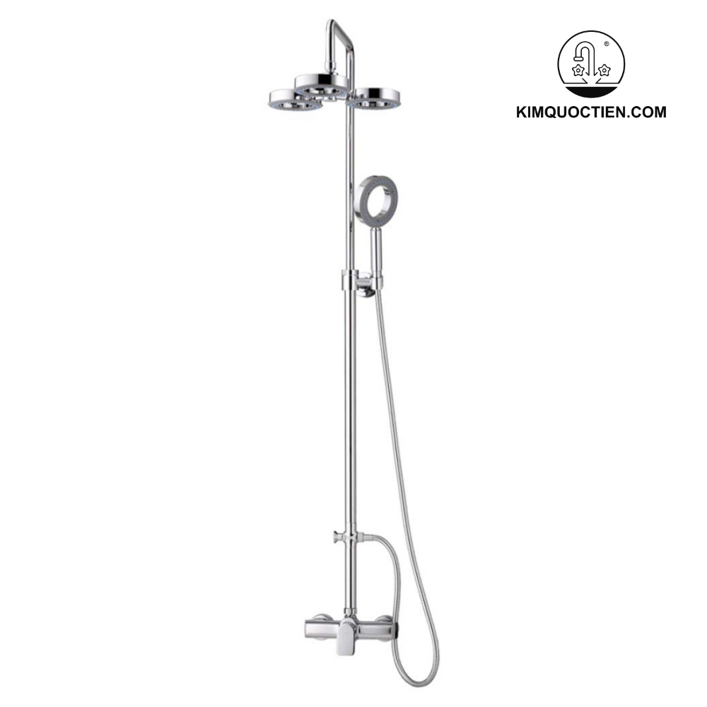 Vòi sen cây COTTO CT2071W nóng lạnh mạ Nickel Chrome sang trọng