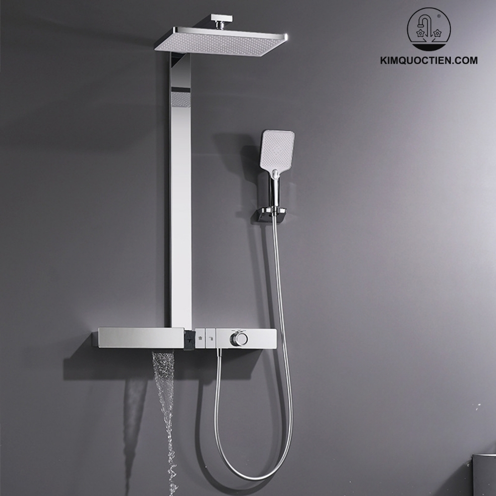 Vòi sen nhiệt độ có khả năng duy trì nhiệt độ, đảm bảo an toàn cho người dùng khi tắm
