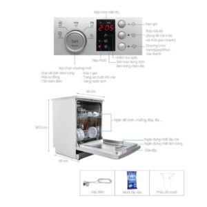 Máy rửa bát Bosch SMS25CI05E được trang bị hệ thống chống rò rỉ AquaStop