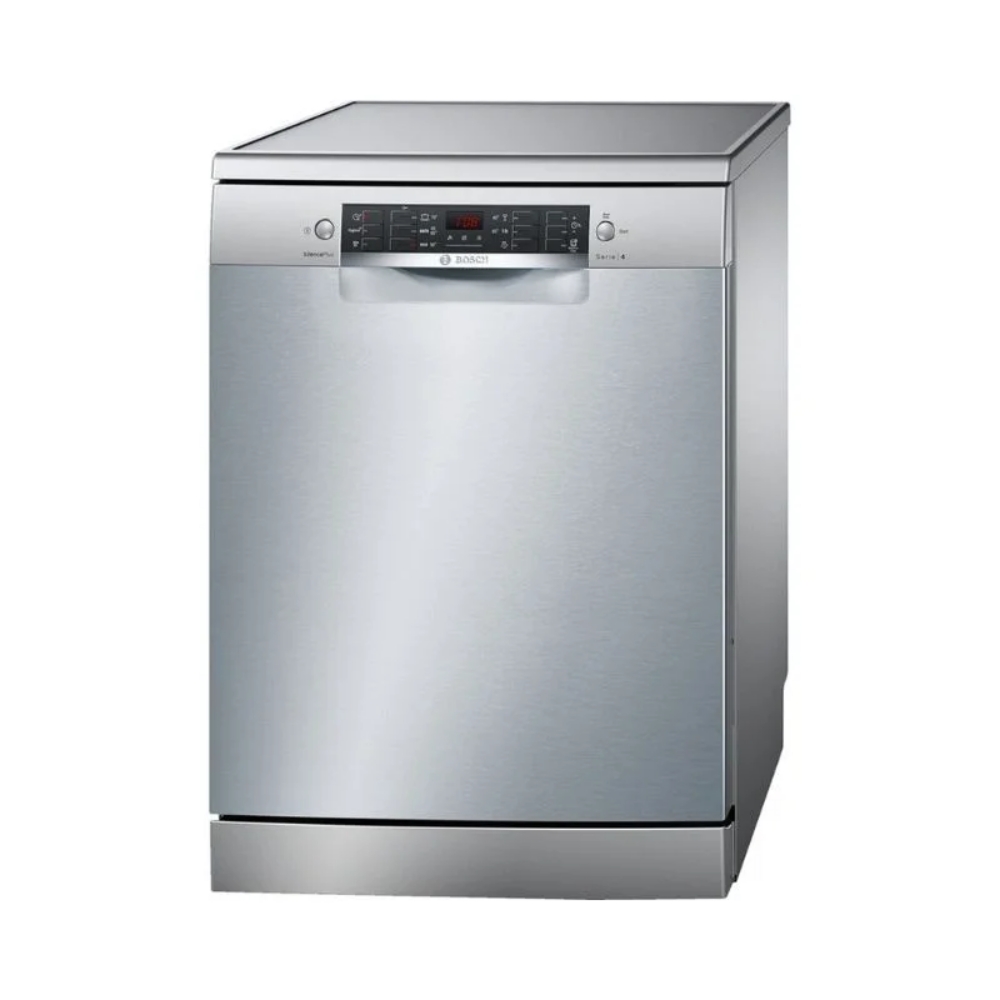 Bosch SMS46GI04E được thiết kế theo kiểu dáng độc lập, cho phép lắp đặt linh hoạt tại nhiều vị trí khác nhau trong không gian bếp