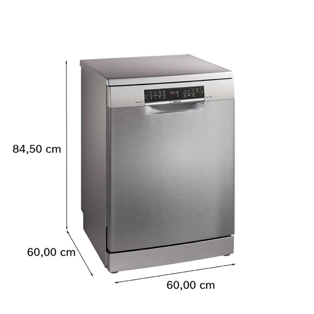 Máy rửa bát Bosch SMS6ECI04E sở hữu thiết kế độc lập, cho phép bố trí linh hoạt tại nhiều vị trí khác nhau trong không gian bếp