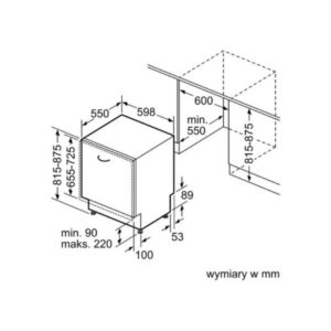 Máy rửa bát âm tủ SMV4EVX10E series 4